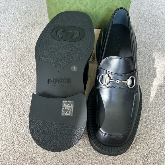 Gucci black horse bit loafers NWT - Picture 8 of 12